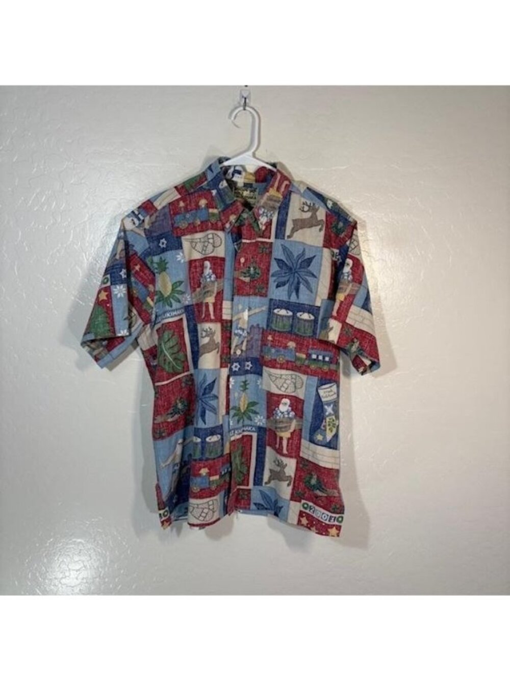 Vintage Reyn Spooner Shirt Mens XL Mele Kalikimaka Hawaiian Christmas Button Up